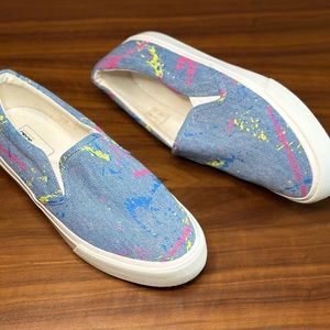 ASOS DESIGN Slip on shoes, Size 11, Color: Multi